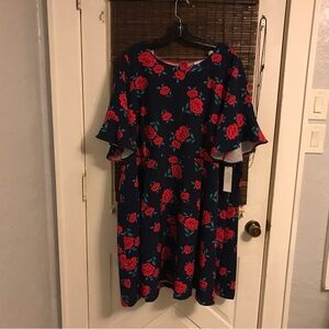 NWT Draper James x Eloquii Floral Fit and Flare Dress